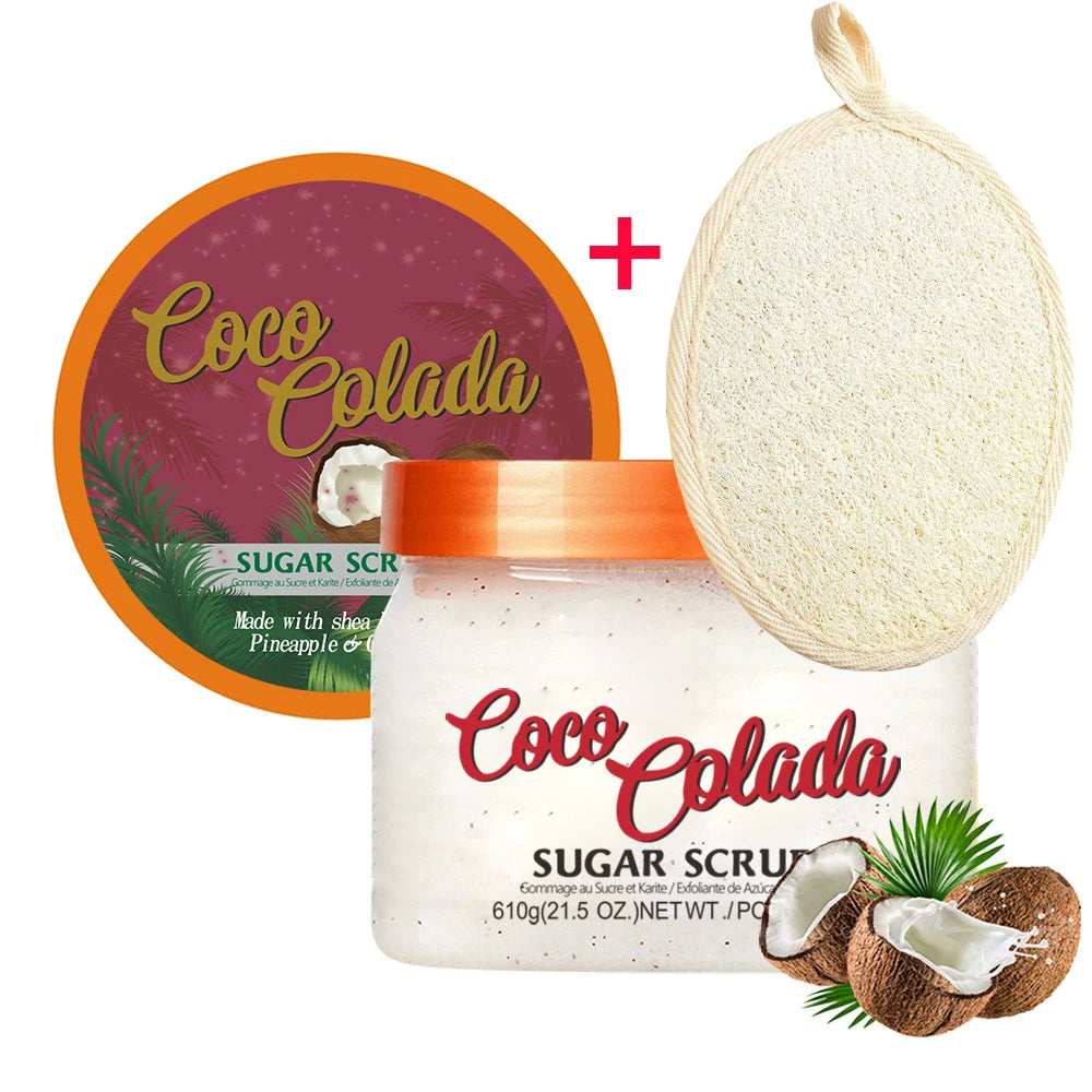 Coconut Watermelon Rose Body Scrub